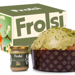 Frolsi - Panettone al Pistacchio con crema spalmabile al pistacchio